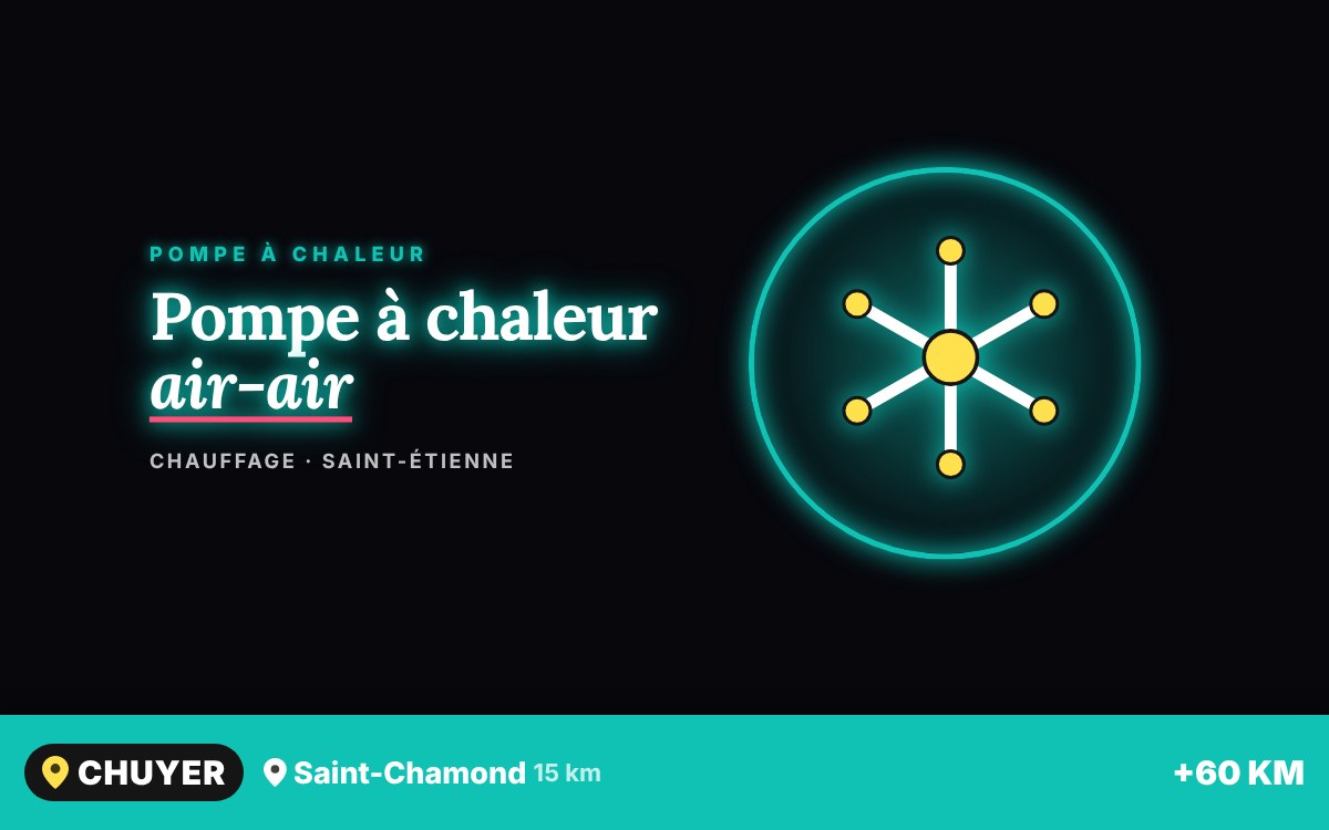 Notre équipe va installer votre pompe à chaleur air-air à Écully