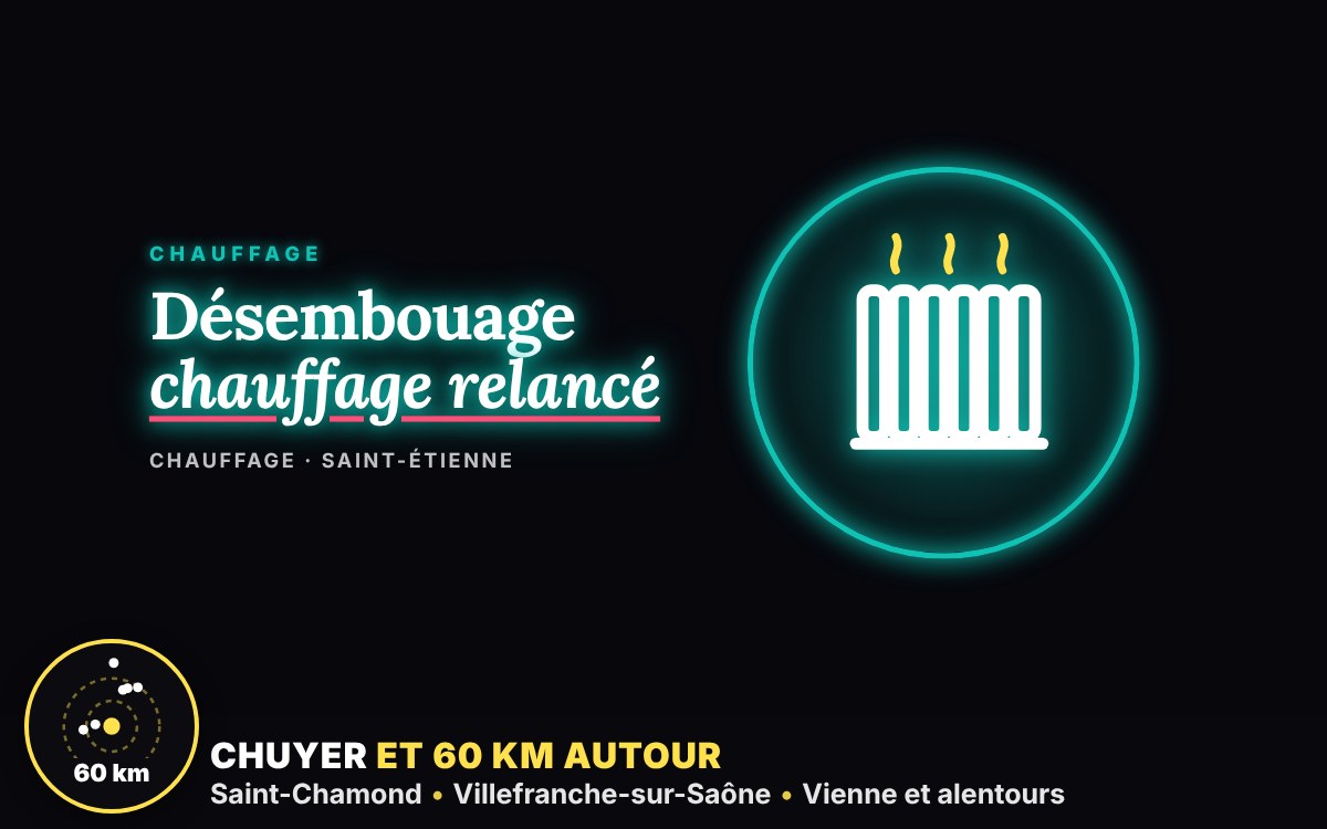 Notre équipe va désembouer votre circuit de chauffage à Écully