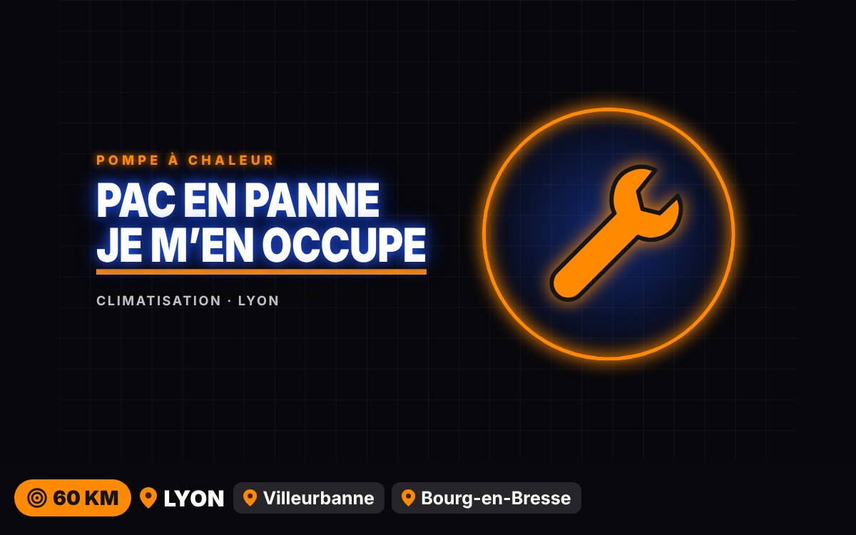 Je vais dépanner votre pompe à chaleur air-air en panne à Bourg-en-Bresse