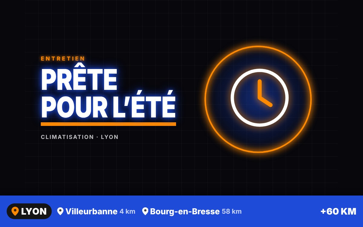 Je vais vérifier votre climatisation avant l’arrivée de l’été à Bourg-en-Bresse