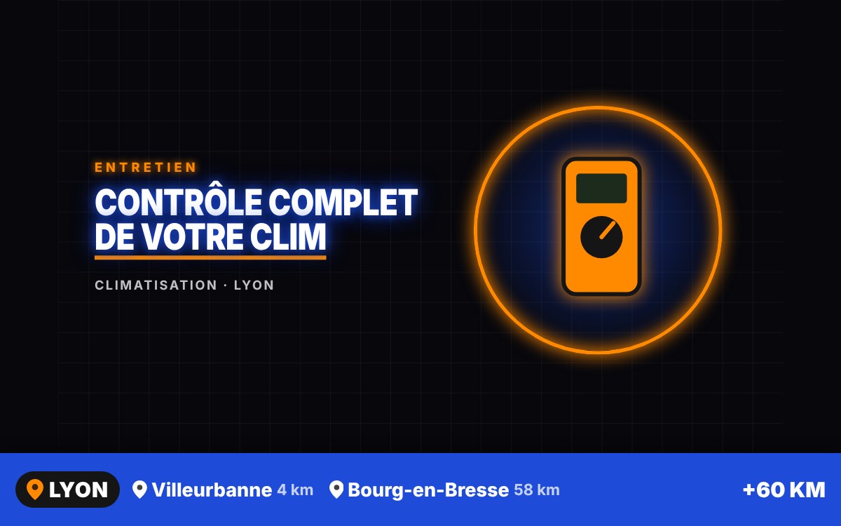 Je vais contrôler l’étanchéité et les pressions de votre climatisation à Écully