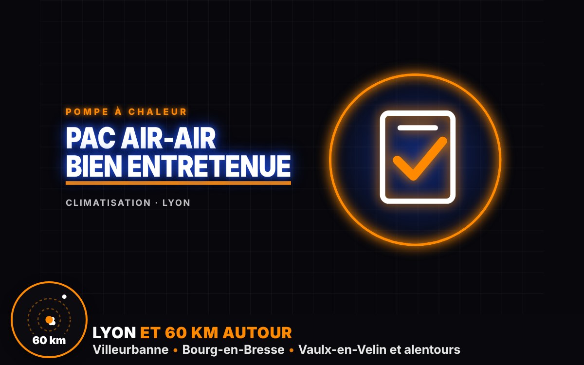 Je vais entretenir votre pompe à chaleur air-air à Bourg-en-Bresse