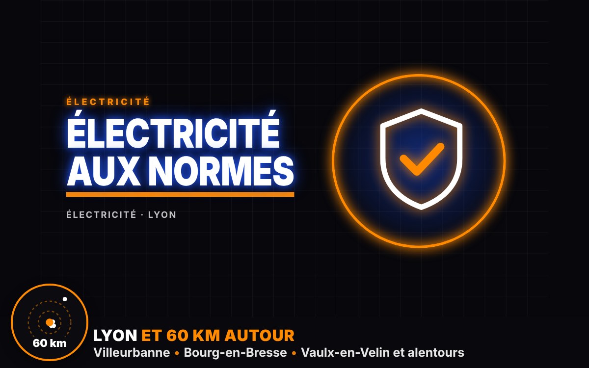 Je vais mettre aux normes l’installation électrique de votre logement à Bourg-en-Bresse