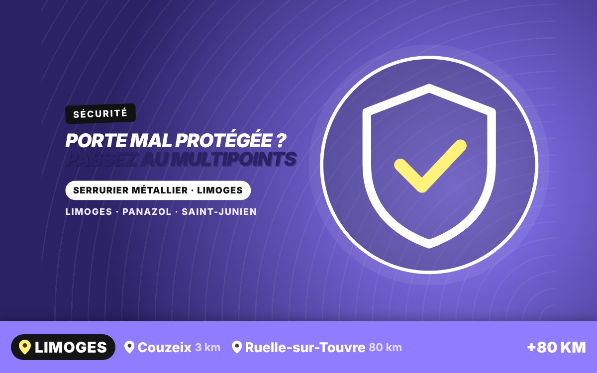 Je vais installer une serrure multipoints sur votre porte à Angoulême