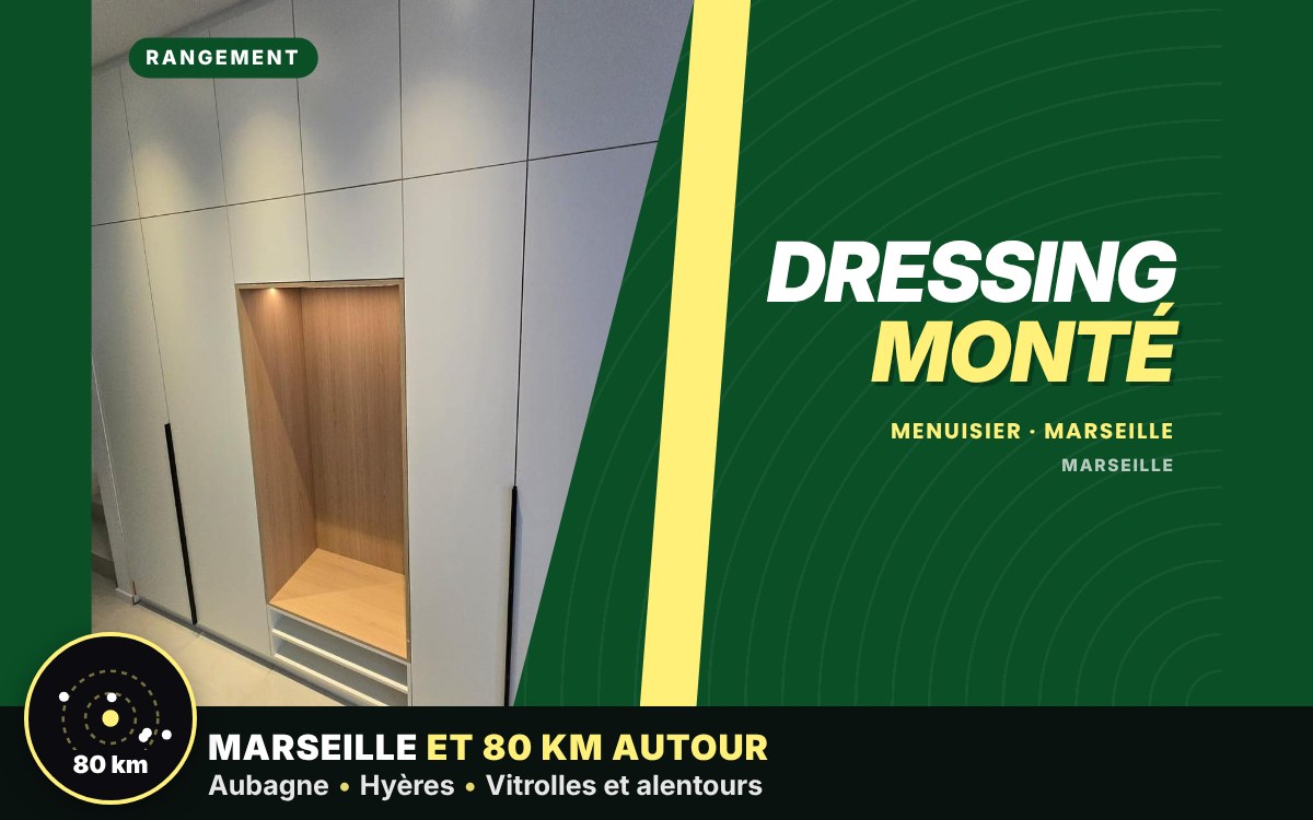Je vais monter et installer votre dressing à Marseille