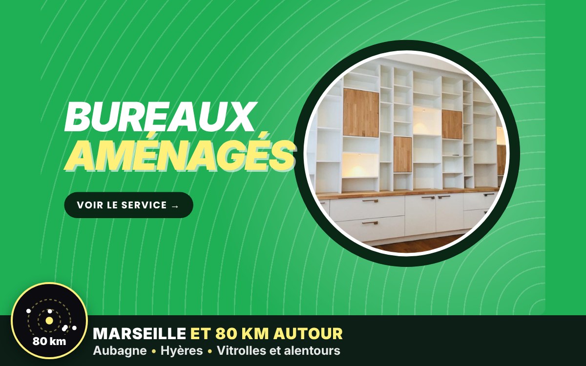 Je vais installer votre mobilier de bureau à Marseille
