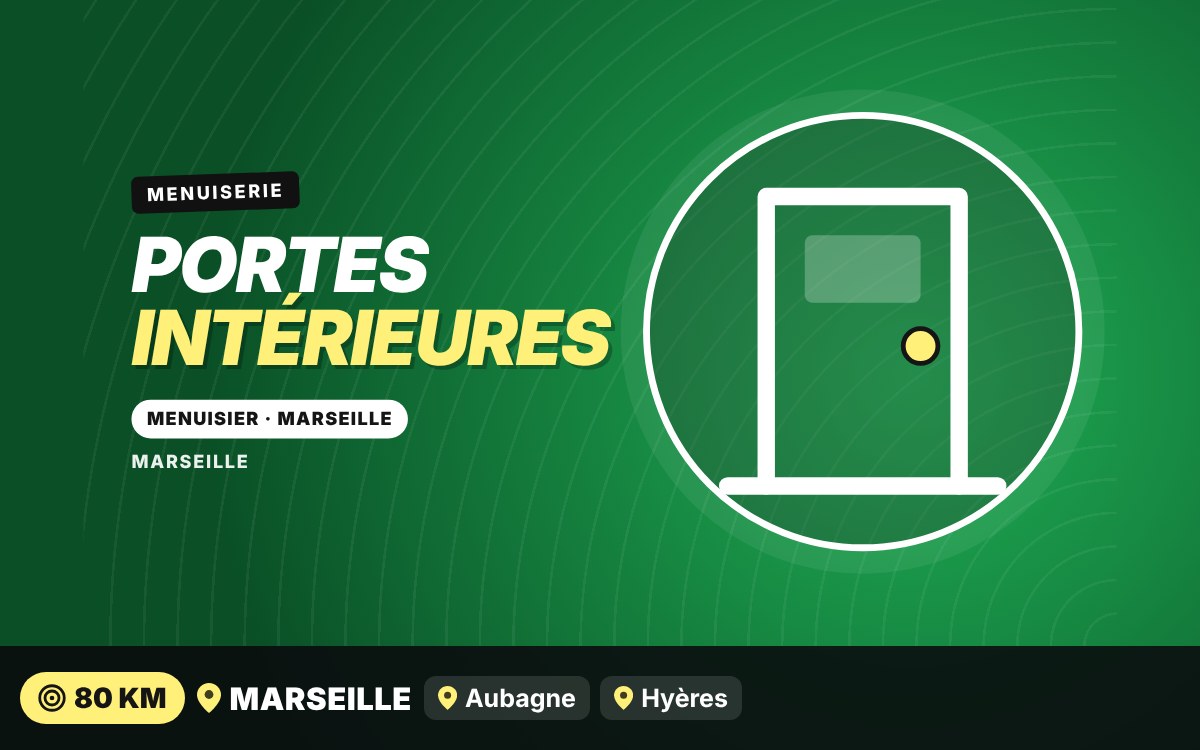 Je vais poser vos portes intérieures à Toulon