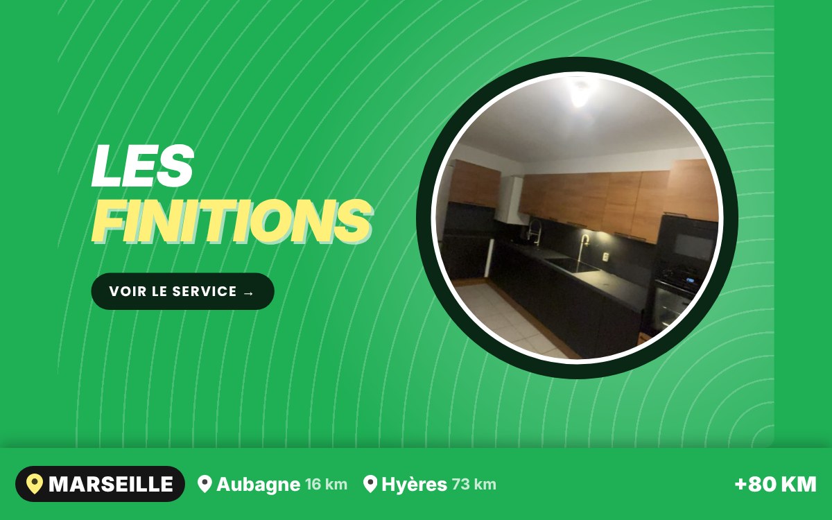 Je vais réaliser les ajustements, découpes et finitions de votre cuisine à Marseille