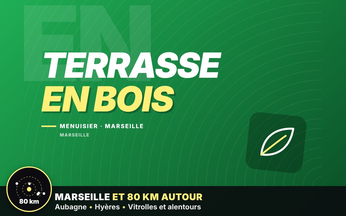 Je vais créer votre terrasse en bois à Toulon