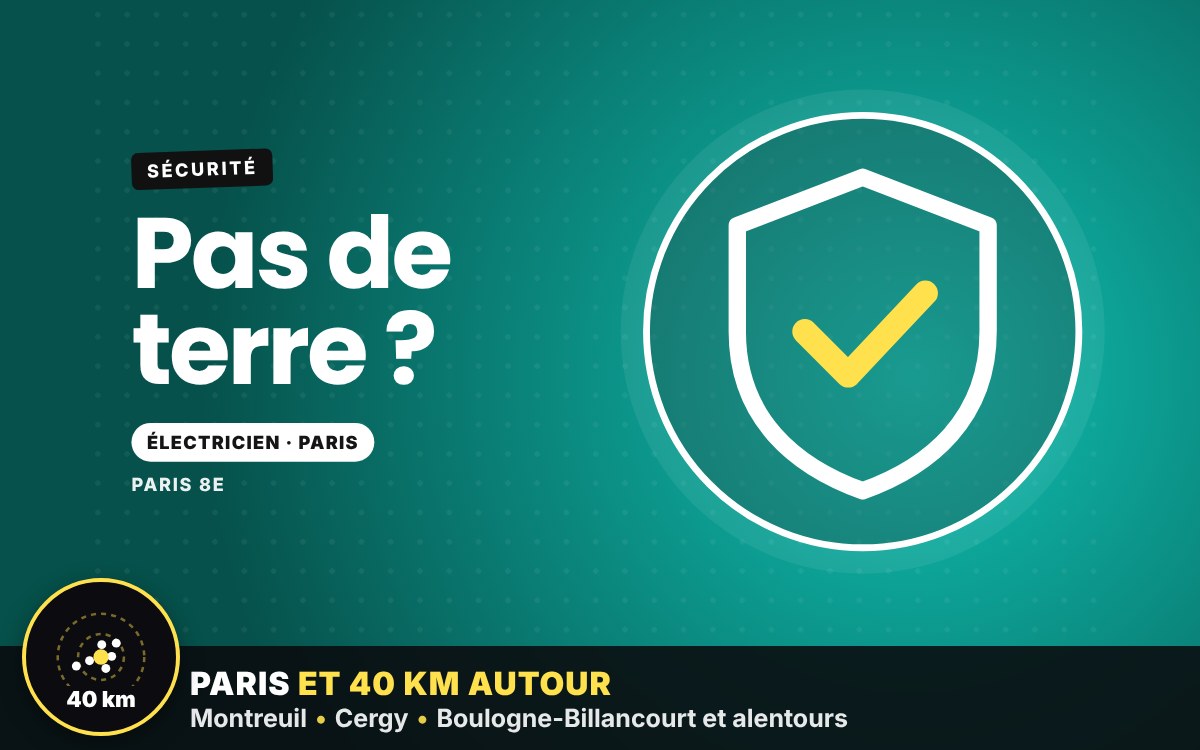 Je vais réaliser votre mise à la terre et votre liaison équipotentielle à Versailles