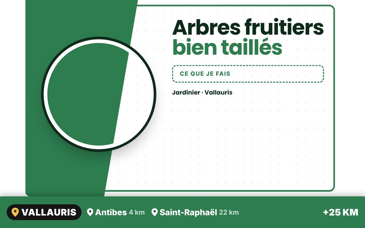 Je vais tailler vos arbres fruitiers à Nice