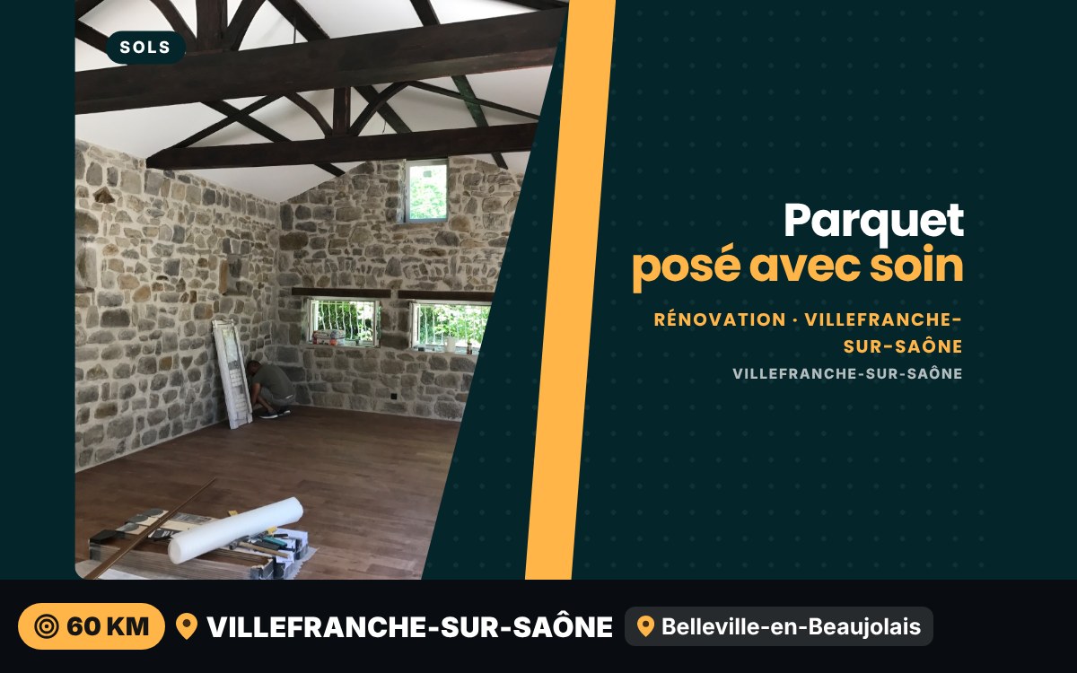 Je vais poser votre parquet à Écully