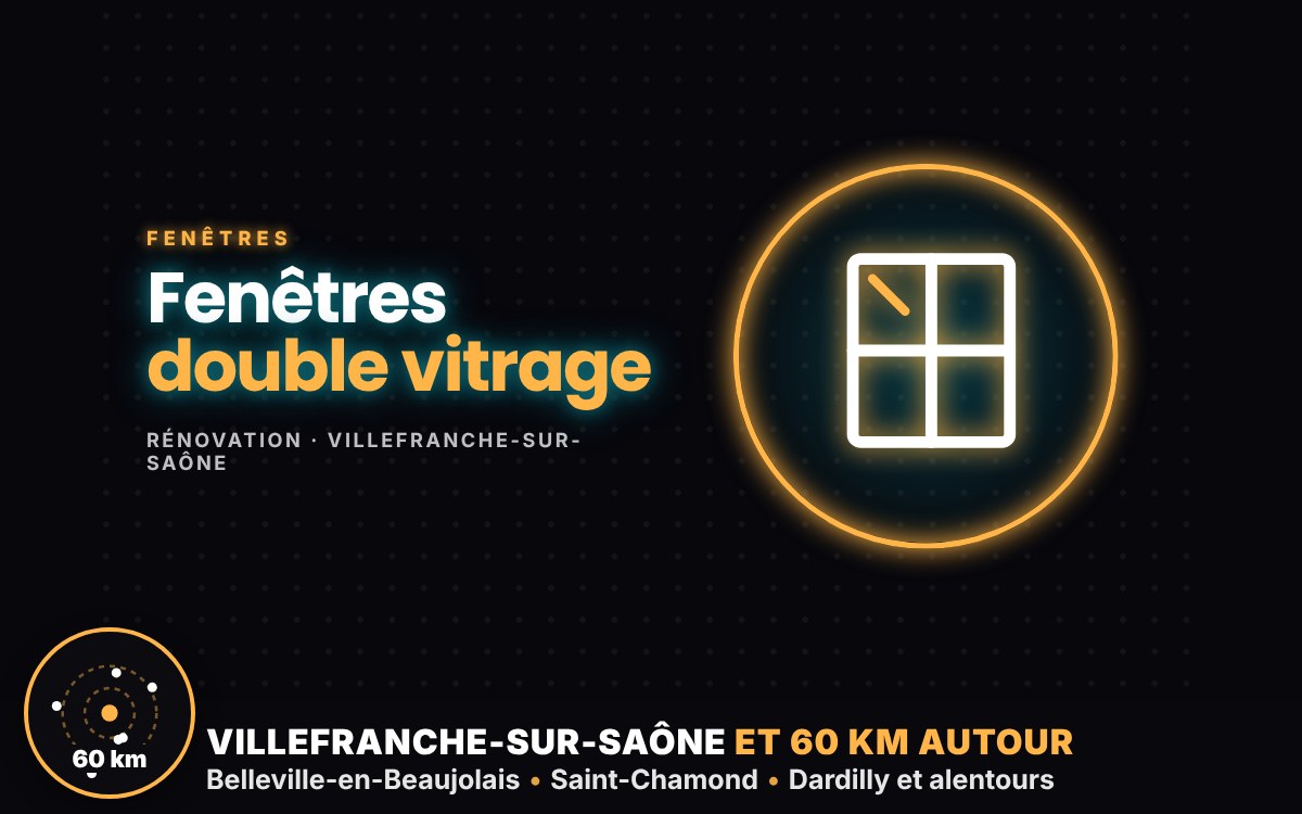 Je vais remplacer vos fenêtres par du double vitrage à Écully