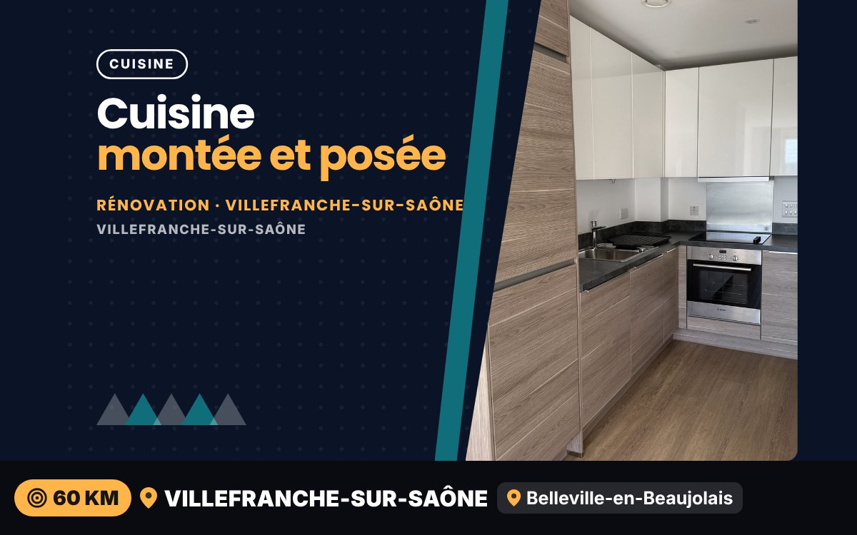 Je vais monter votre cuisine à Écully