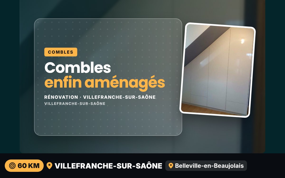 Je vais aménager vos combles à Écully