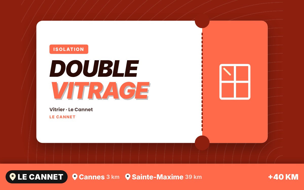 Je vais remplacer vos vitrages par du double vitrage à Fréjus