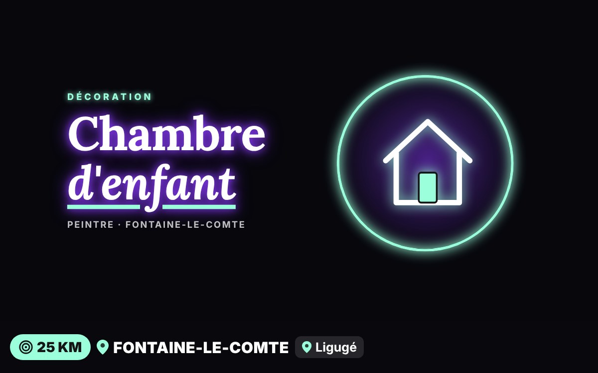 Je vais repeindre la chambre de votre enfant à Poitiers