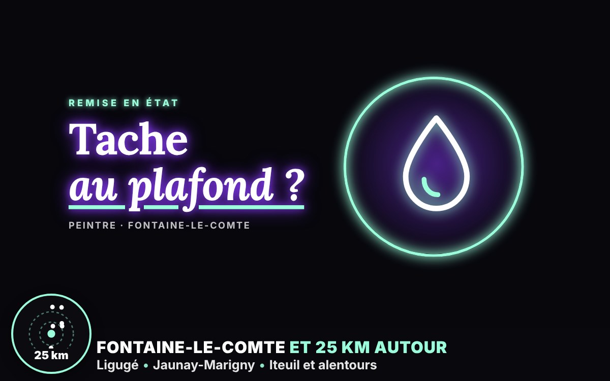 Je vais repeindre votre logement après un dégât des eaux à Poitiers