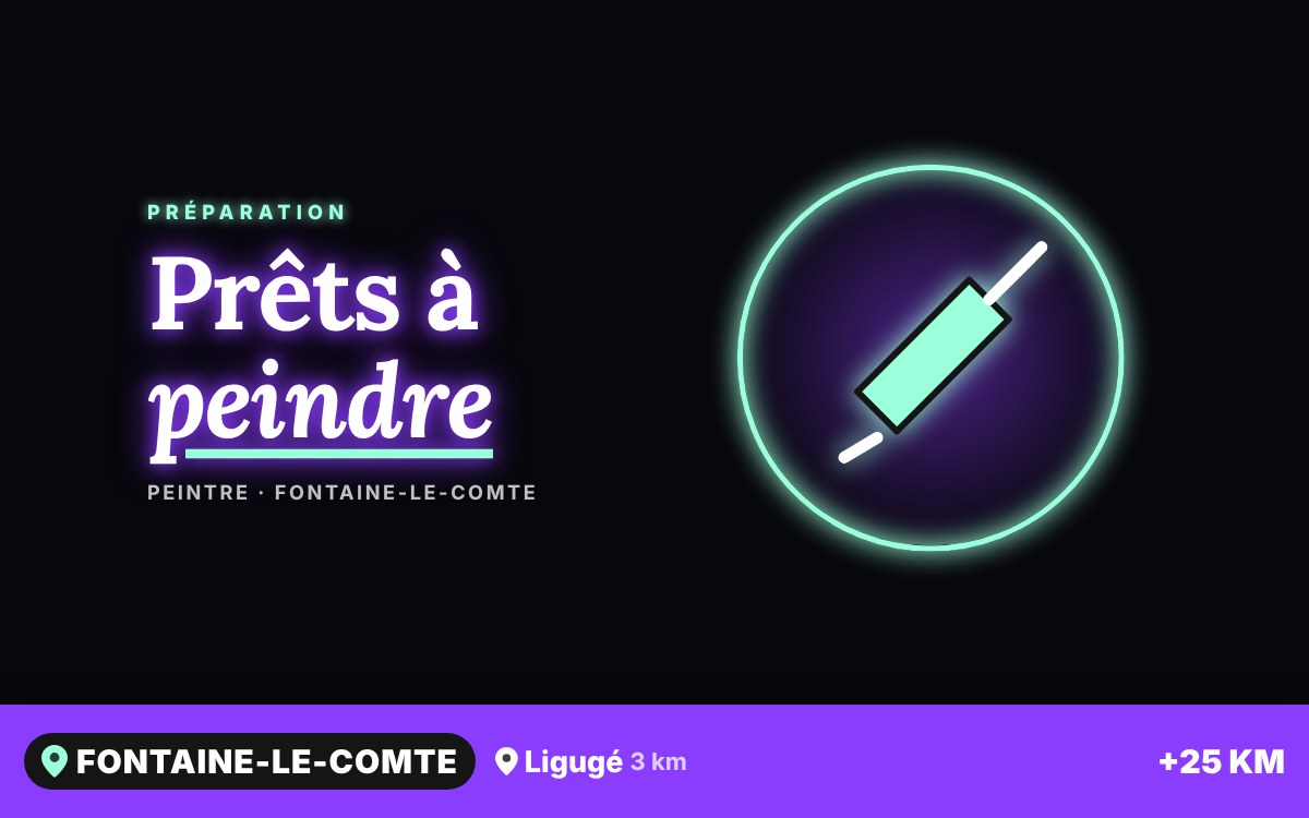 Je vais préparer vos murs avant peinture à Poitiers