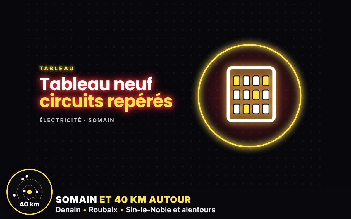 Je vais remplacer votre vieux tableau électrique à Liévin