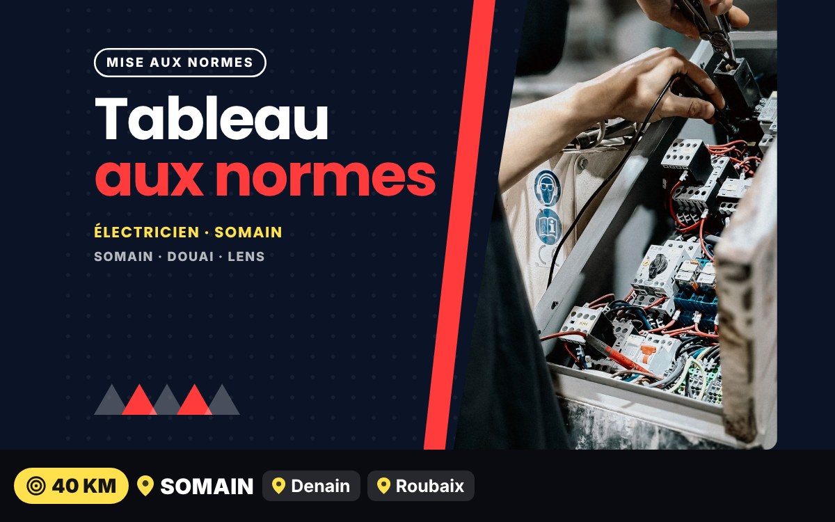 Je vais mettre votre tableau électrique aux normes à Liévin