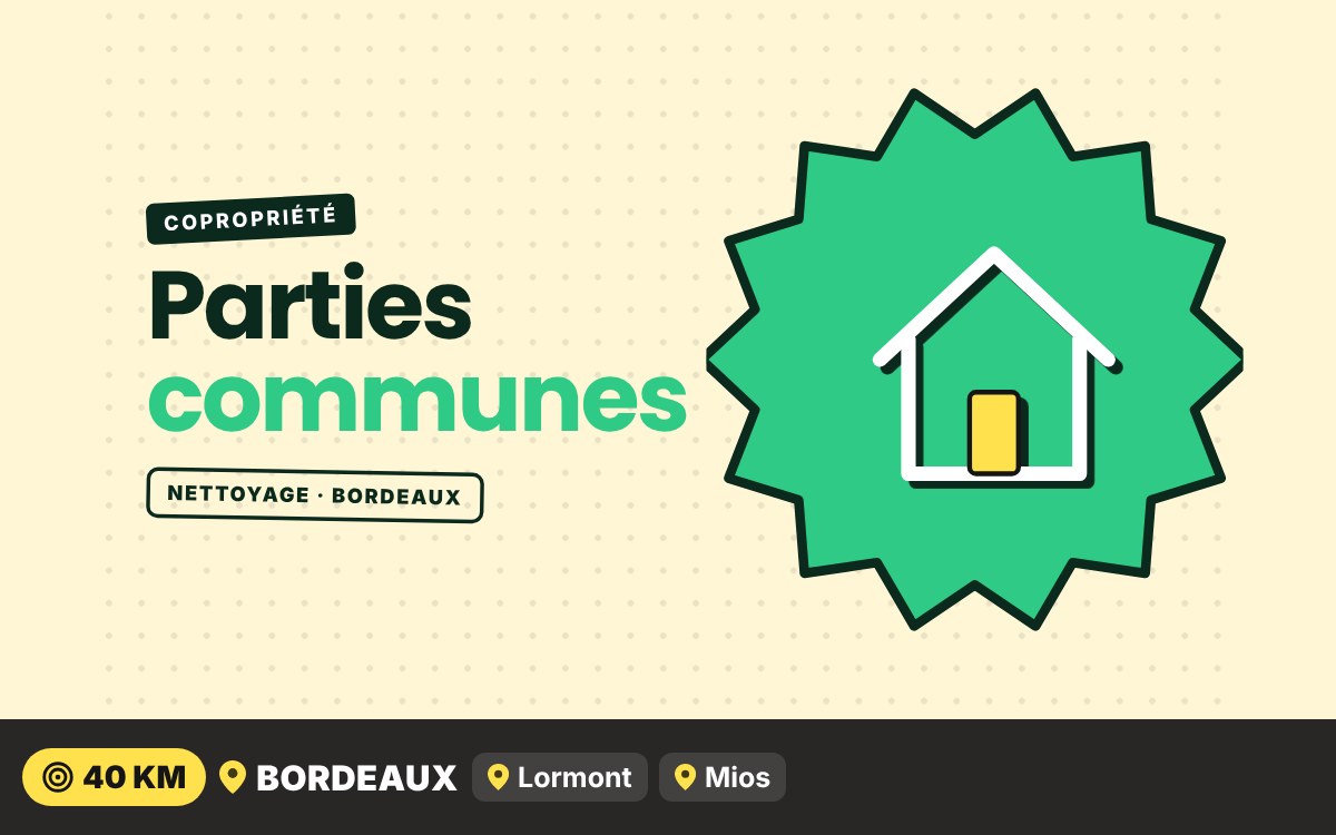 Je vais nettoyer les parties communes de votre immeuble à Bègles