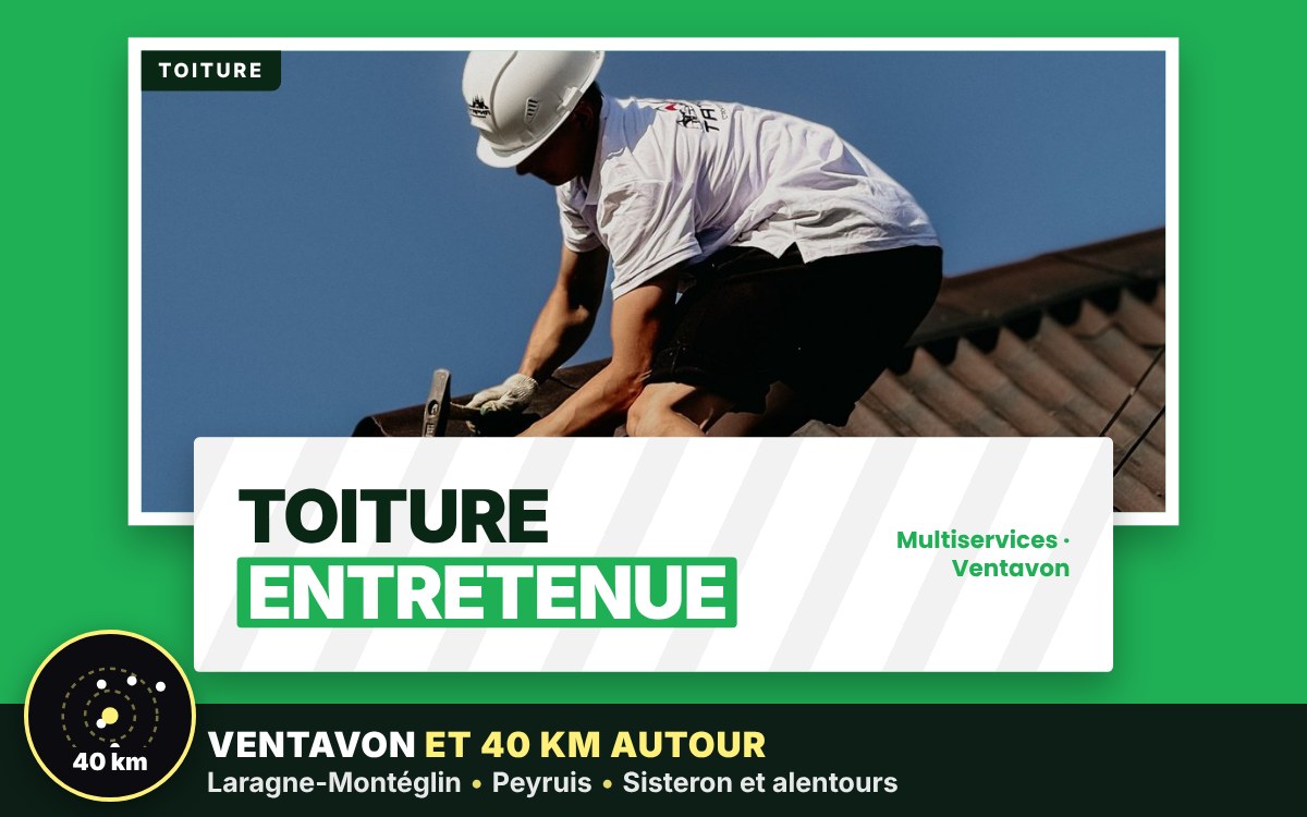 Je vais nettoyer et entretenir votre toiture à Gap