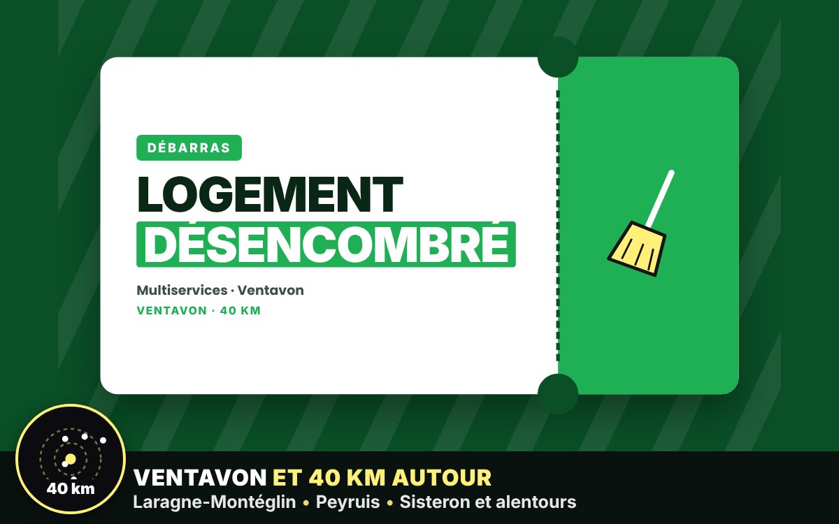Je vais vider votre logement très encombré à Gap