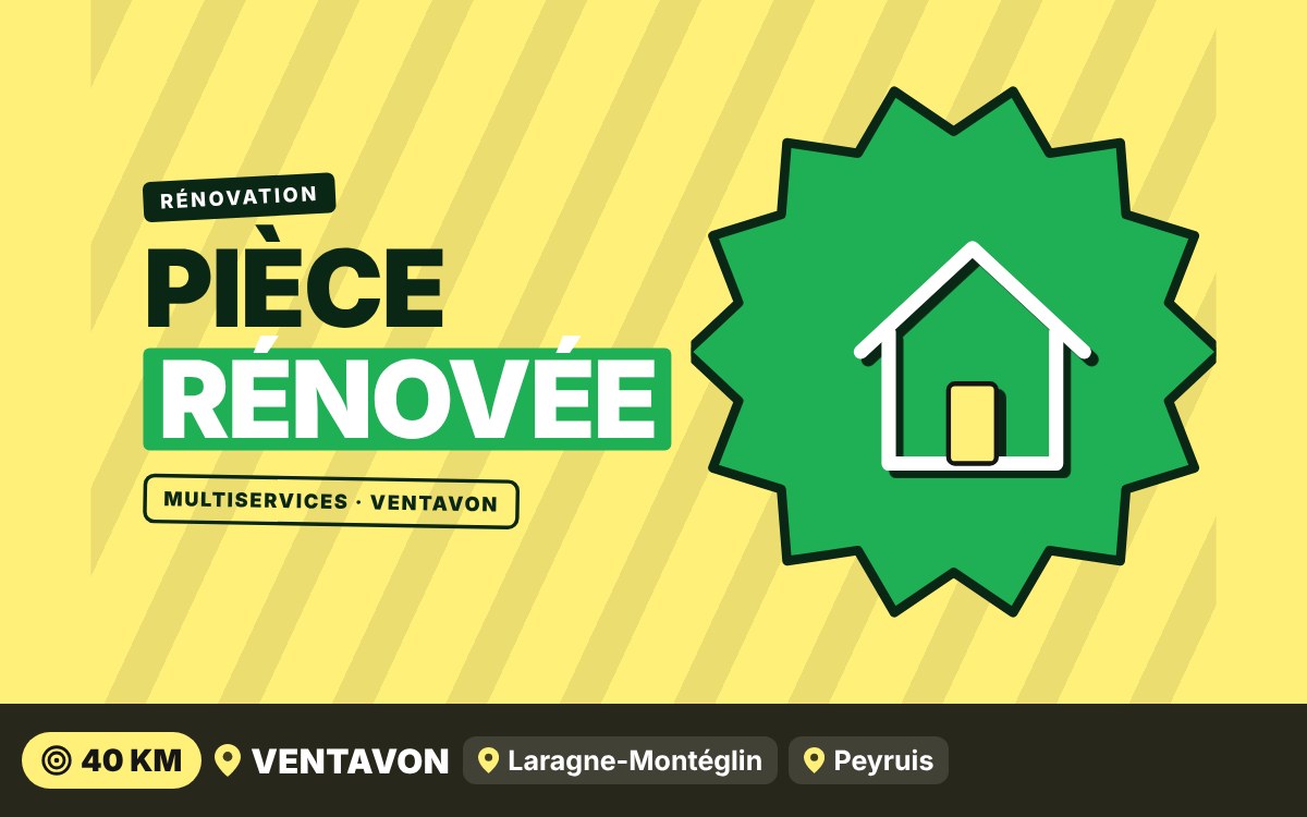 Je vais rénover une pièce de votre maison à Gap