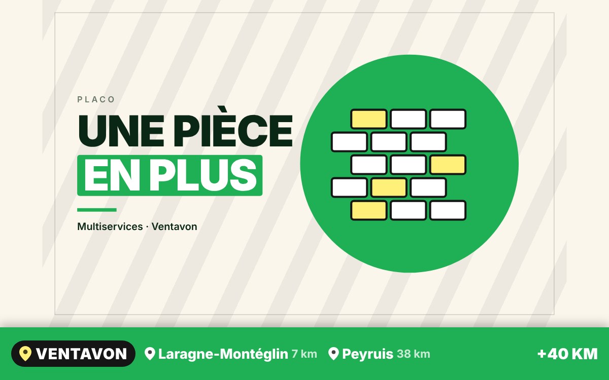 Je vais créer une cloison pour séparer une pièce à Gap