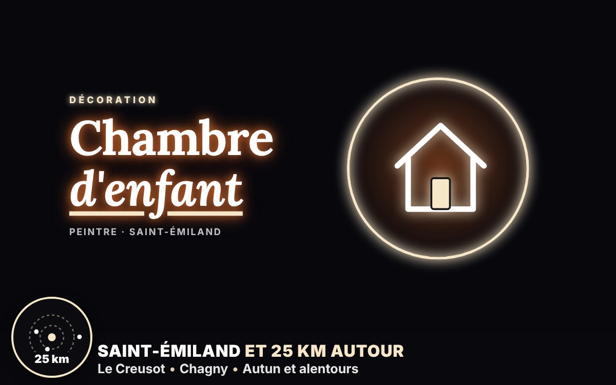 Je vais repeindre la chambre de votre enfant à Autun