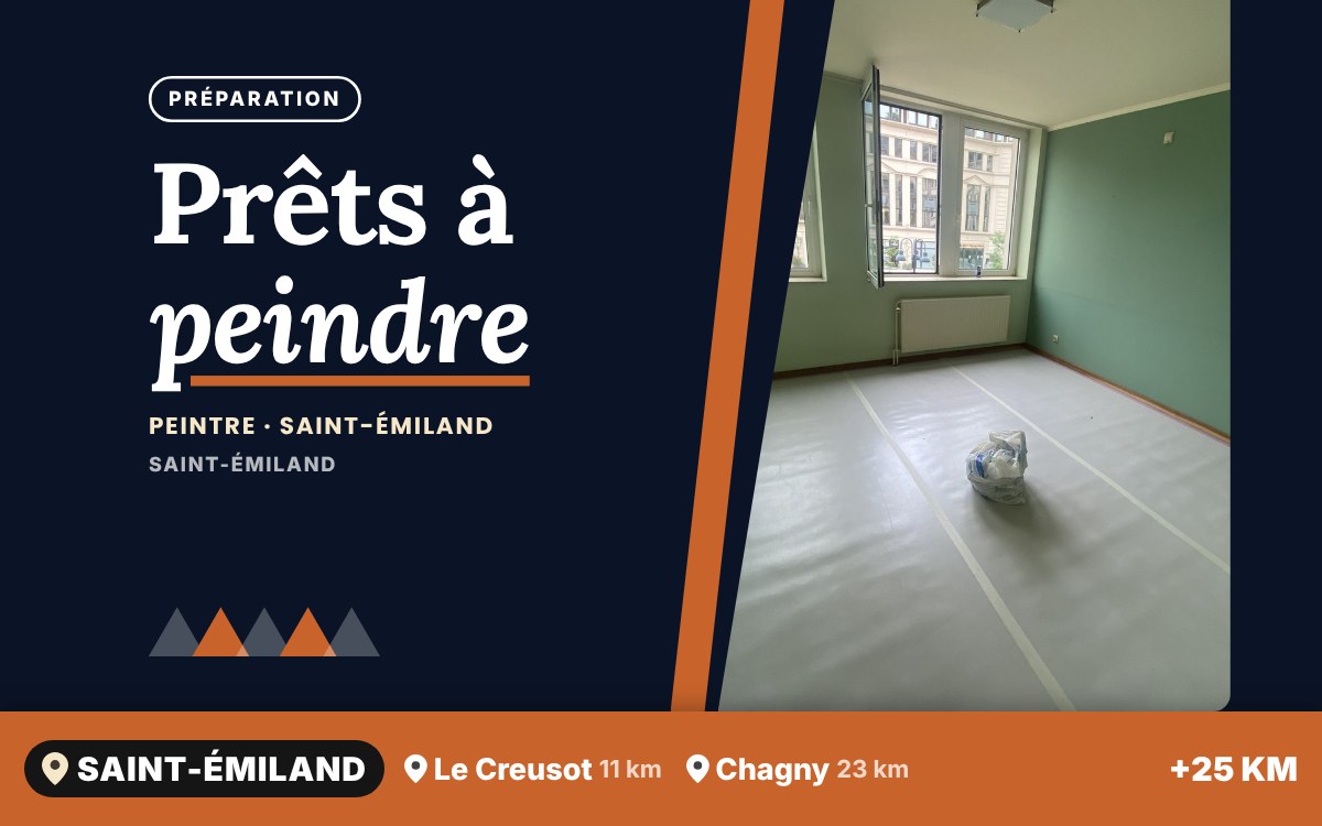 Je vais préparer vos murs avant peinture à Autun