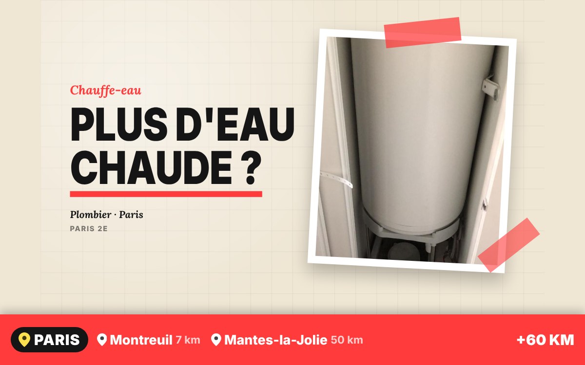Je vais dépanner votre chauffe-eau en panne à Clermont