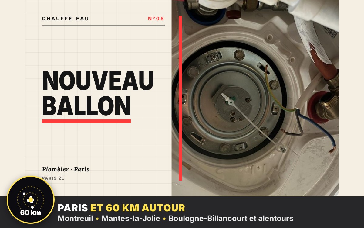 Je vais remplacer le chauffe-eau de votre appartement à Clermont