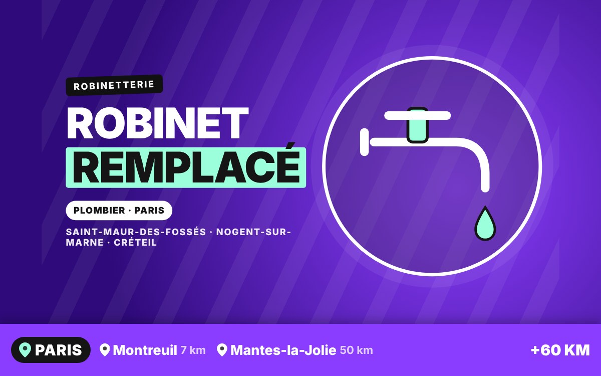 Je vais remplacer votre robinet ou mitigeur à Meaux
