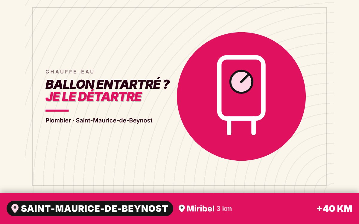 Je vais détartrer votre ballon d'eau chaude à L'Isle-d'Abeau