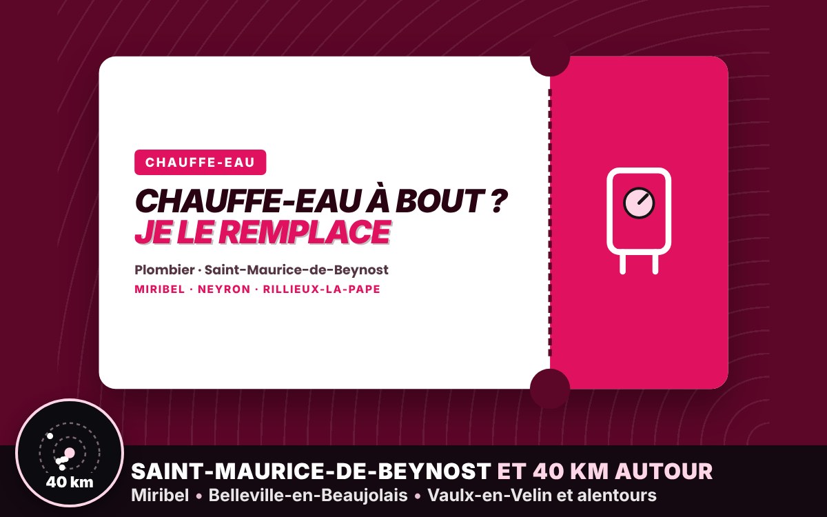 Je vais remplacer votre chauffe-eau électrique à Écully