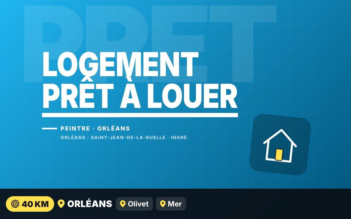 Notre équipe va repeindre votre logement avant sa mise en location à Orléans