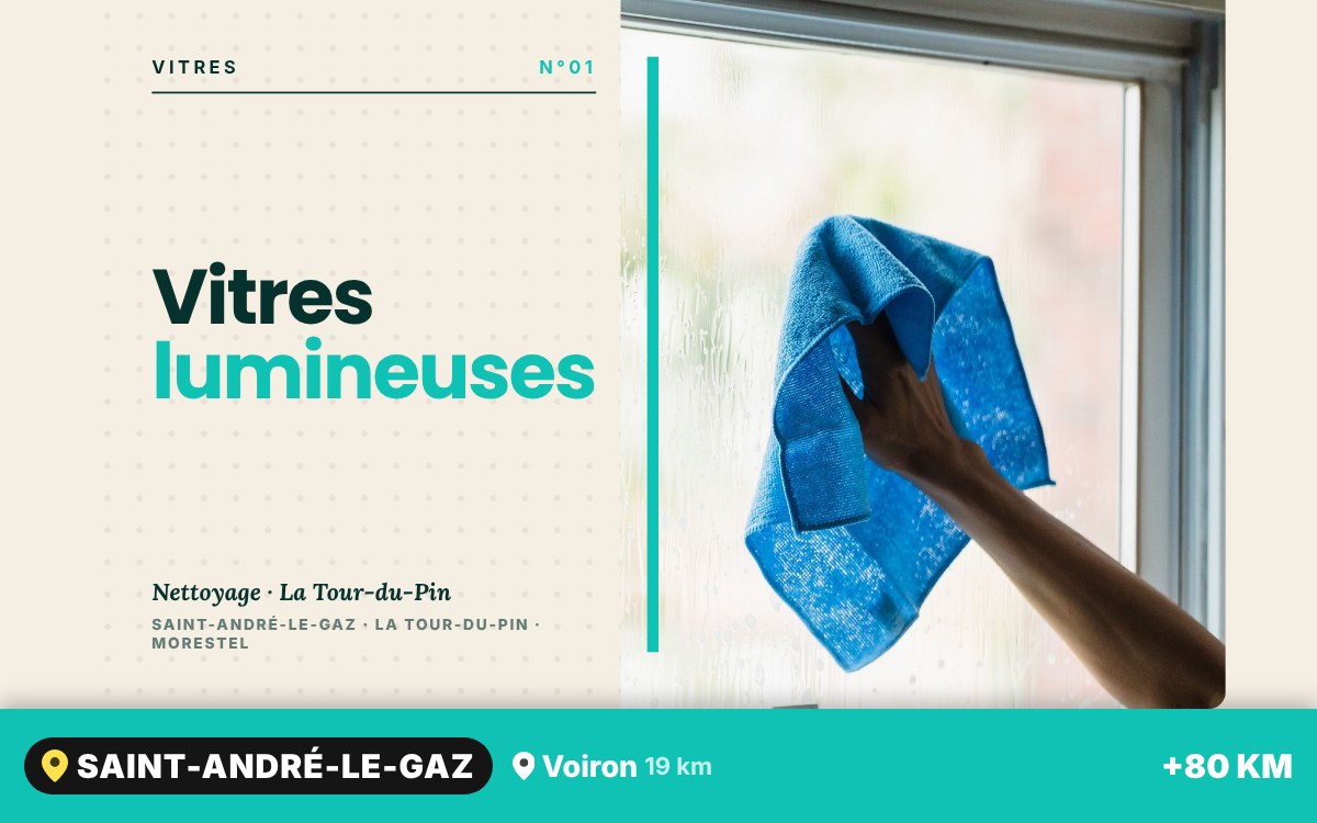 Je vais nettoyer les vitres de votre maison ou appartement à Écully