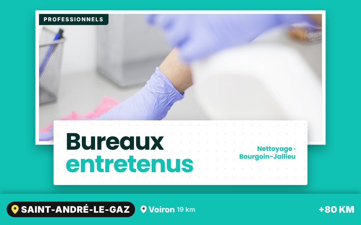 Je vais assurer l’entretien de vos bureaux à Écully
