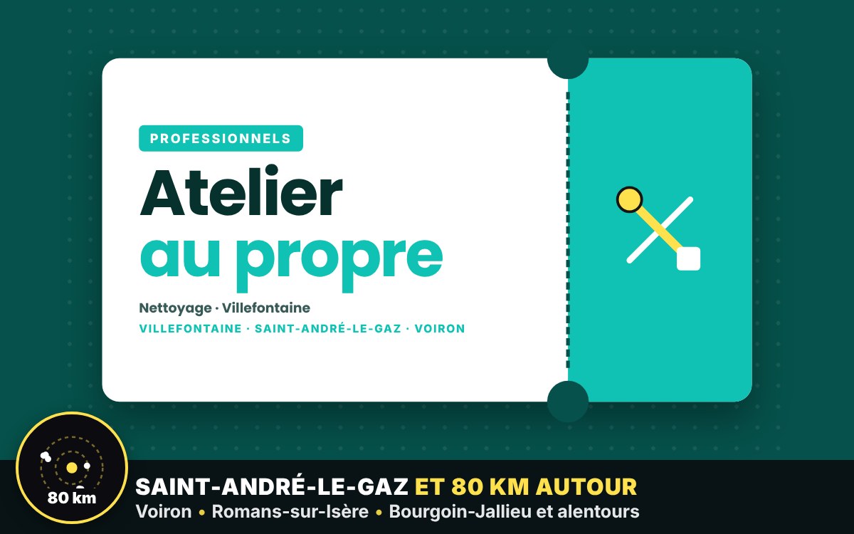 Je vais nettoyer votre atelier ou local d’activité à Écully
