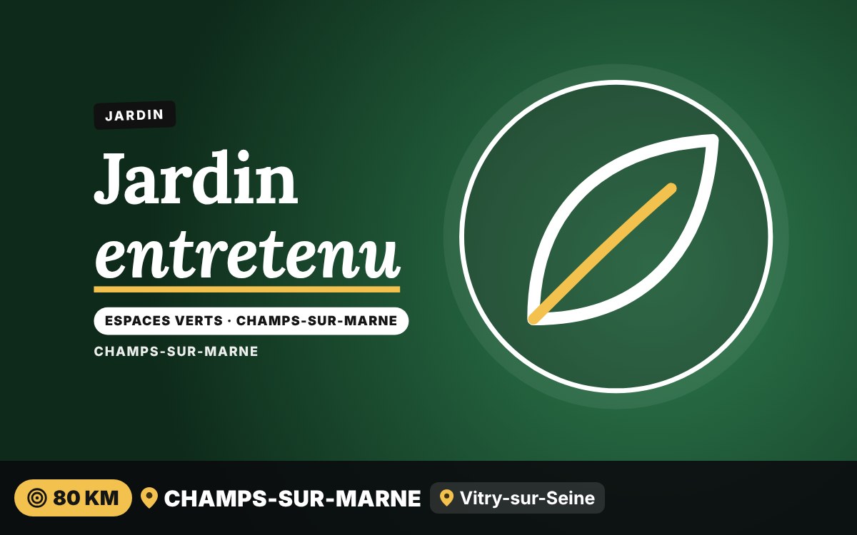 Je vais entretenir vos espaces verts à Sens