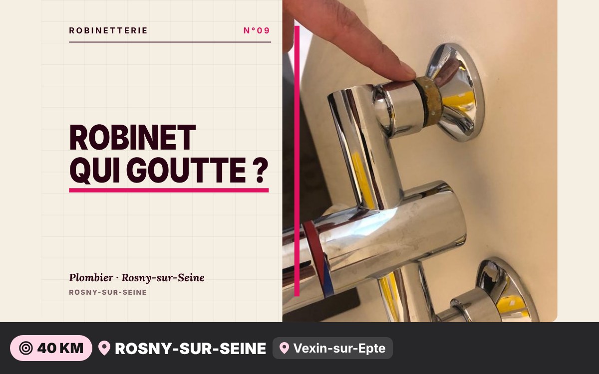 Je vais remplacer votre robinet ou mitigeur à Dreux