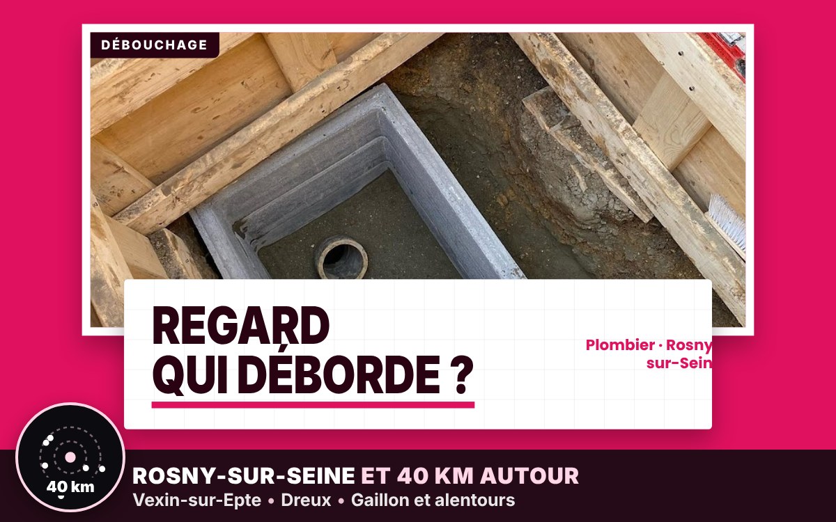 Je vais déboucher votre regard ou votre canalisation extérieure à Dreux