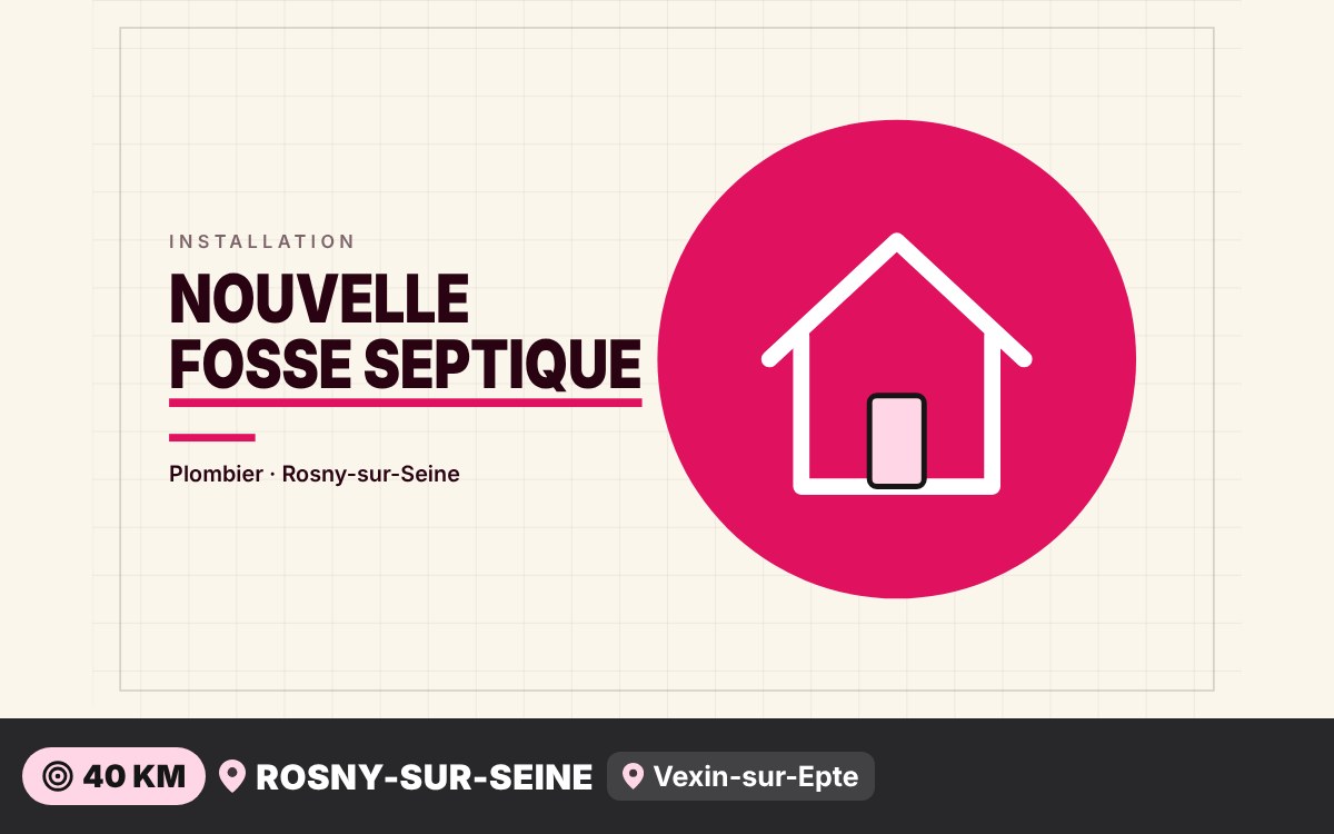 Je vais installer votre fosse septique et votre assainissement autonome à Dreux