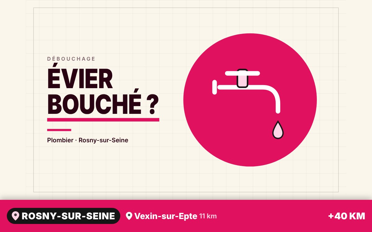 Je vais déboucher votre évier de cuisine à Dreux