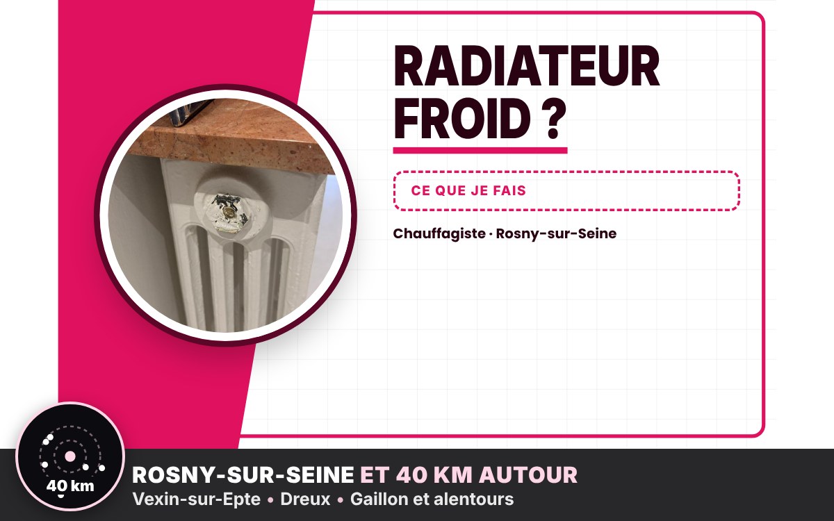 Je vais réparer votre radiateur à eau qui chauffe mal à Dreux