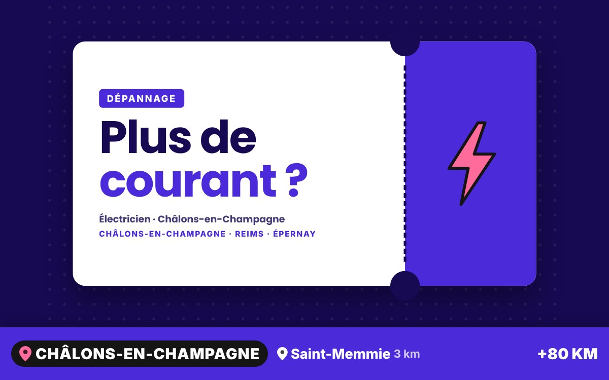 Je vais résoudre votre panne électrique totale à Reims