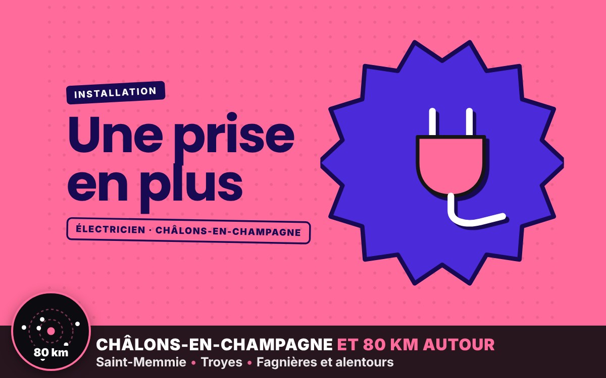 Je vais installer votre prise électrique à Reims
