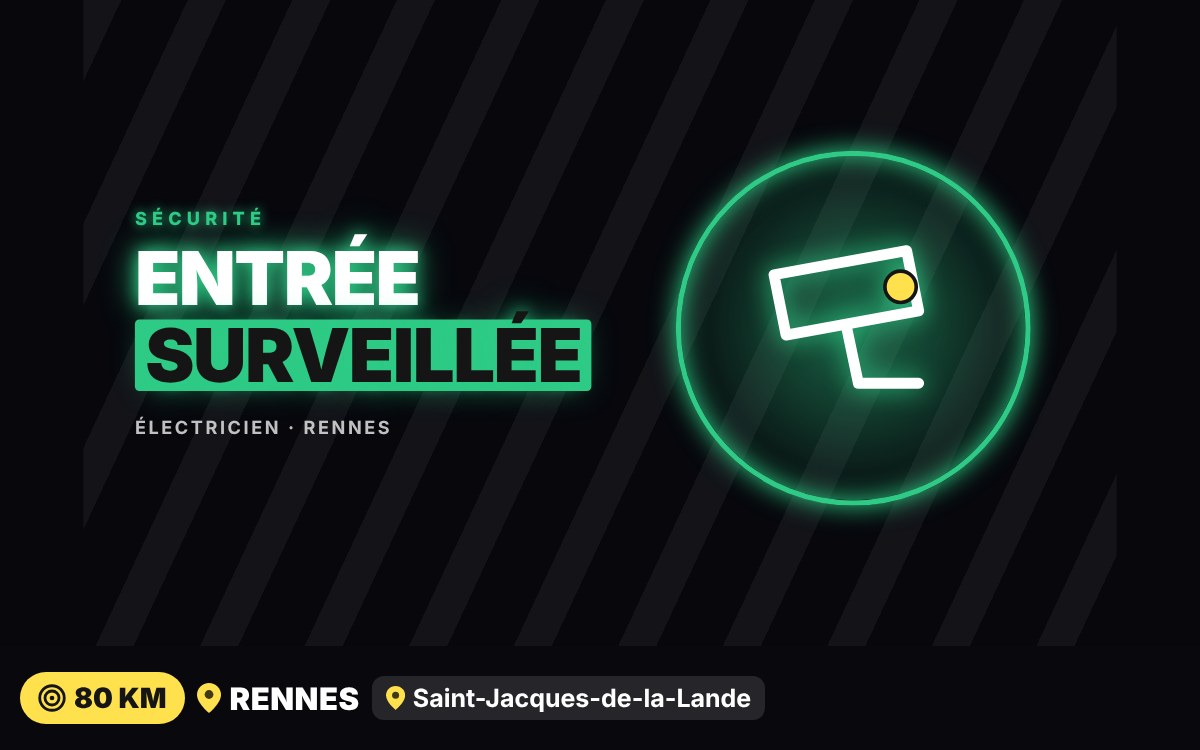Je vais installer votre caméra extérieure et votre éclairage à détection à Nantes